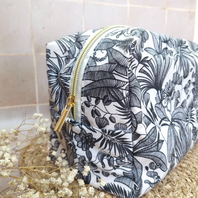Maxi trousse panier bicolore - Java/Ambre