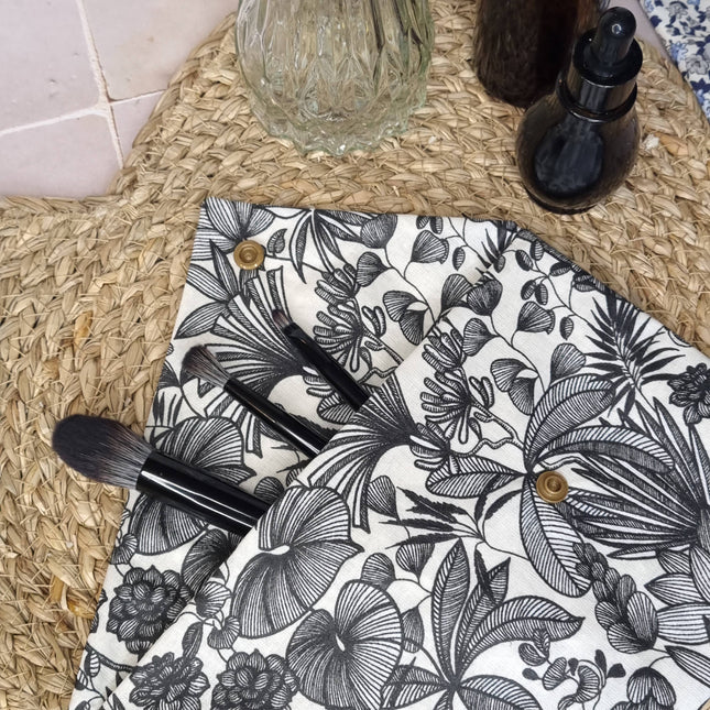Trousse à maquillage en coton enduit - Java