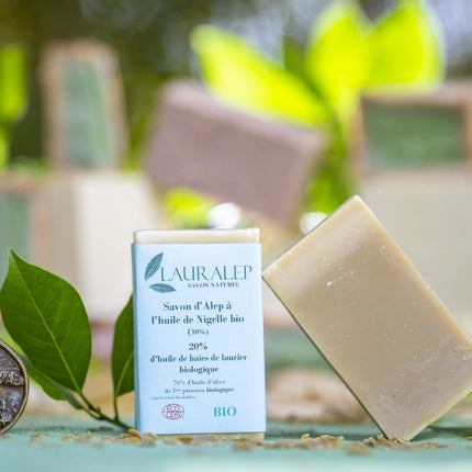 Savon d'Alep bio - Huile de Nigelle