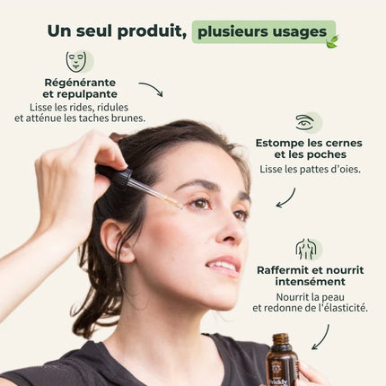 Pépins de figue de barbarie 30ml - Huile végétale bio