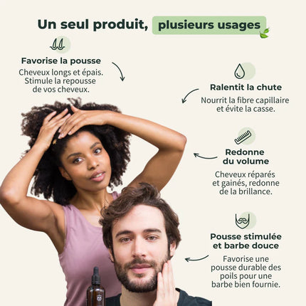 Soin pousse des cheveux à l'huile de Romarin - 50ml