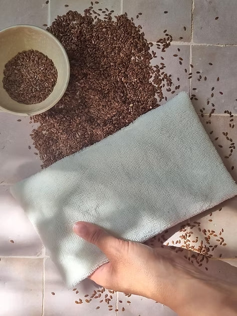 Bouillotte sèche aux graines de lin
