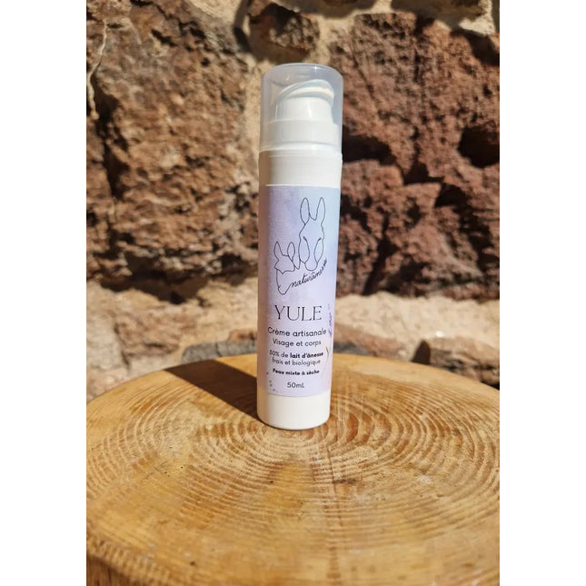 Crème au lait d'ânesse bio 50ml - Peau normale à sèche