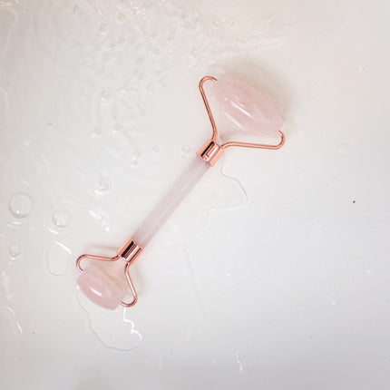 Rouleau en quartz rose