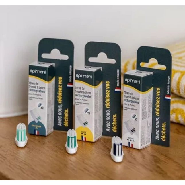 3 Têtes de brosses à dents - recharge