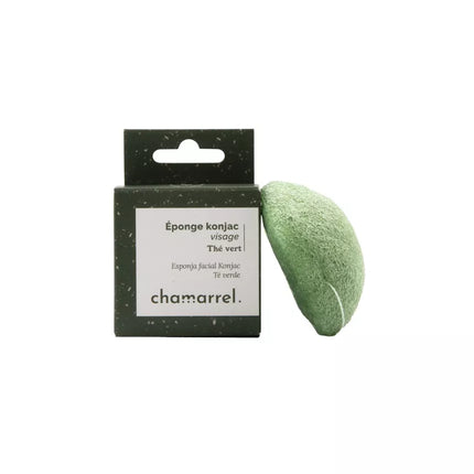 Eponge Konjac visage - Thé vert