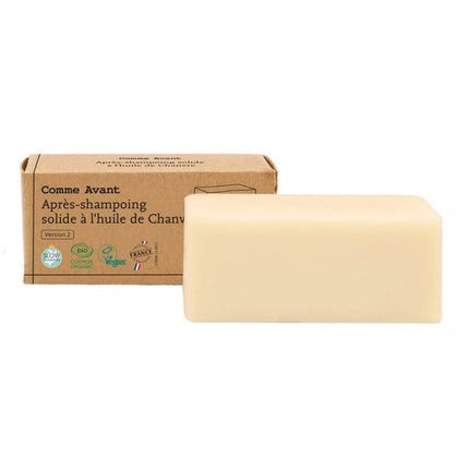 Après-shampoing solide à l'huile de chanvre bio - 45g
