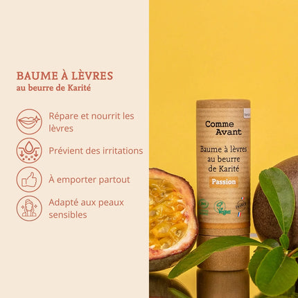 Baume à lèvres au beurre de karité
