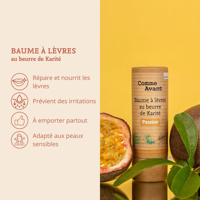 Baume à lèvres au beurre de karité