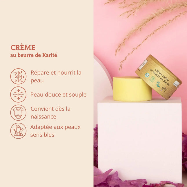 Crème solide au beurre de karité - 50g
