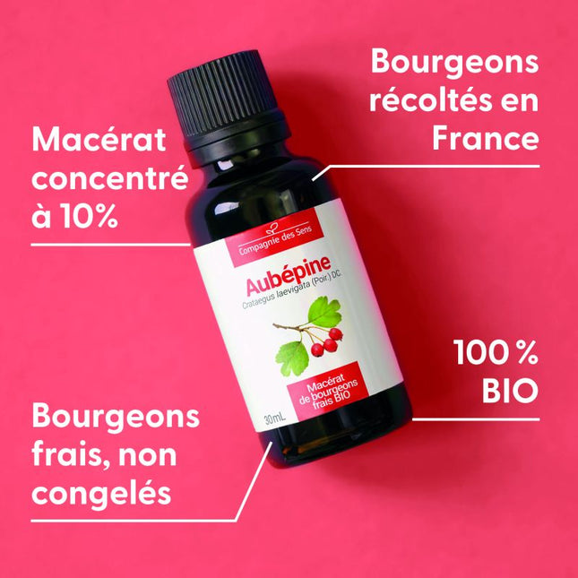 Aubépine 15mL - Macérât de bourgeons bio