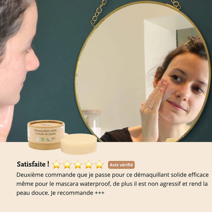 Démaquillant solide à l'huile de jojoba - 40g