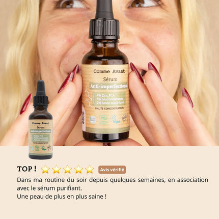 Sérum visage anti-imperfections - Hautement concentré