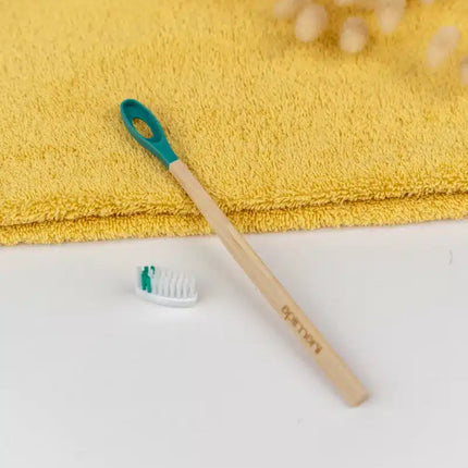 Brosse à dents rechargeable - Manche en bois