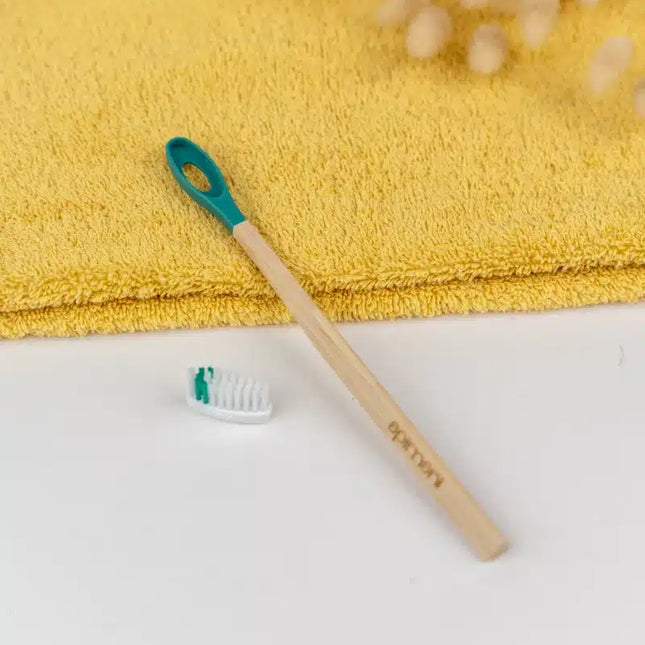 Brosse à dents rechargeable - Manche en bois
