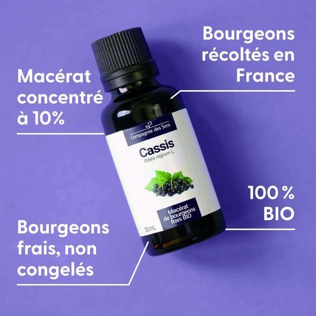 Cassis 30ml - Macérât de bourgeons bio
