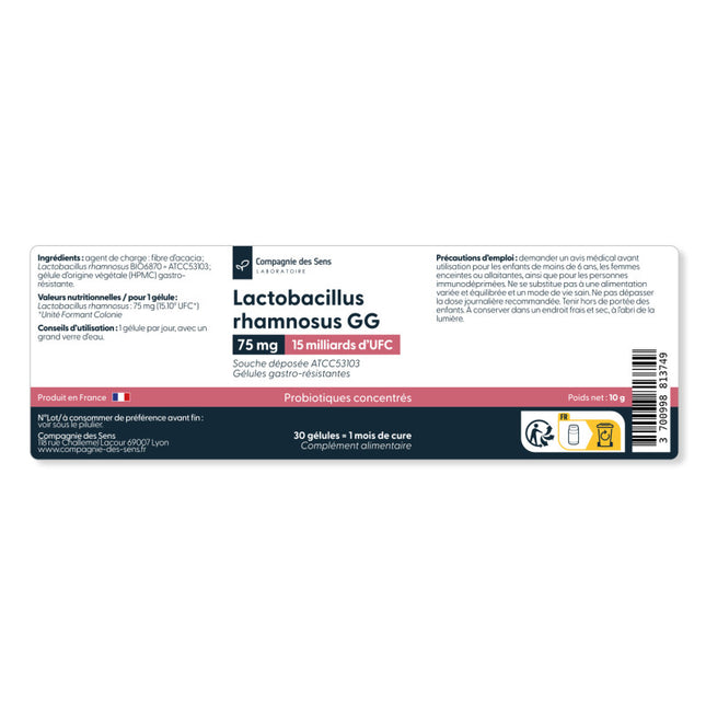 Lactobacillus rhamnosus GG - 200 Milliards d'UFC/g