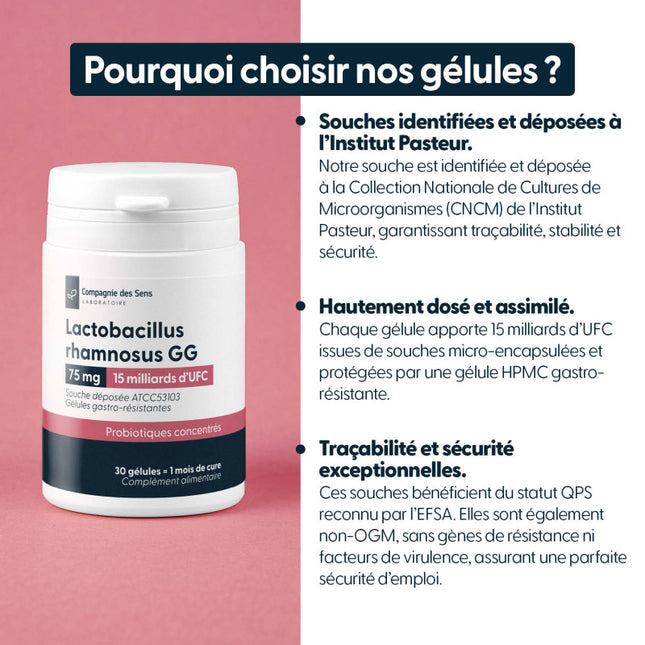Lactobacillus rhamnosus GG - 200 Milliards d'UFC/g