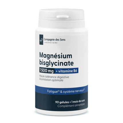 Magnésium bisglycinate 1500 mg & Vitamine B6 - Assimilation optimale