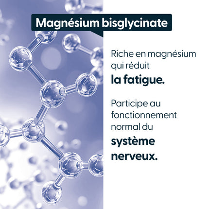 Magnésium bisglycinate 1500 mg & Vitamine B6 - Assimilation optimale