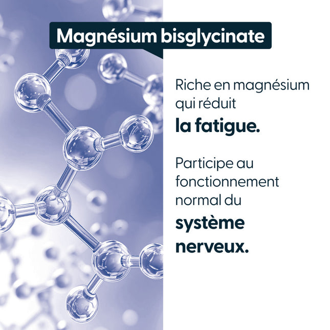 Magnésium bisglycinate 1500 mg & Vitamine B6 - Assimilation optimale