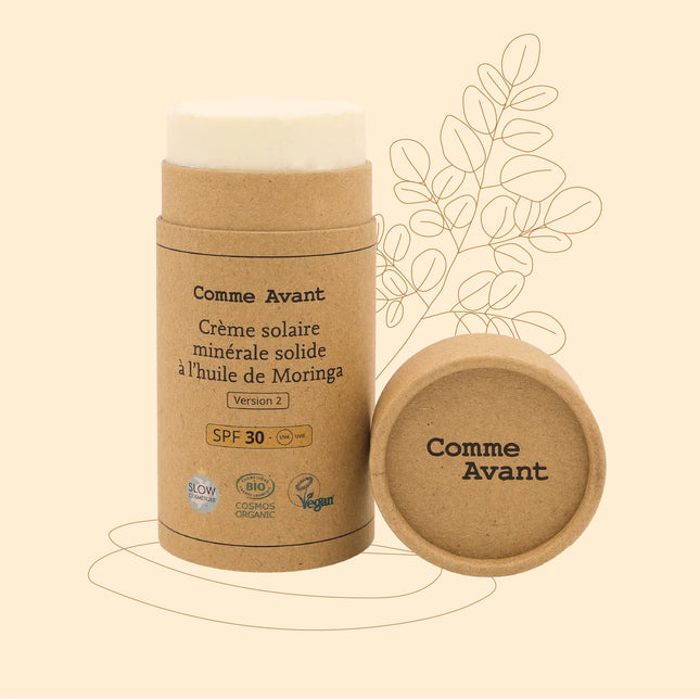 Crème solaire minérale SPF30 solide