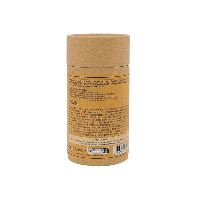 Crème solaire minérale SPF30 solide