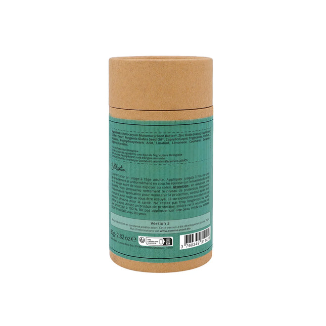 Crème solaire minérale SPF50 solide