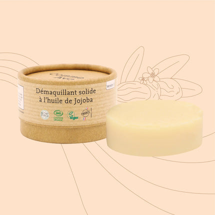 Démaquillant solide à l'huile de jojoba - 40g