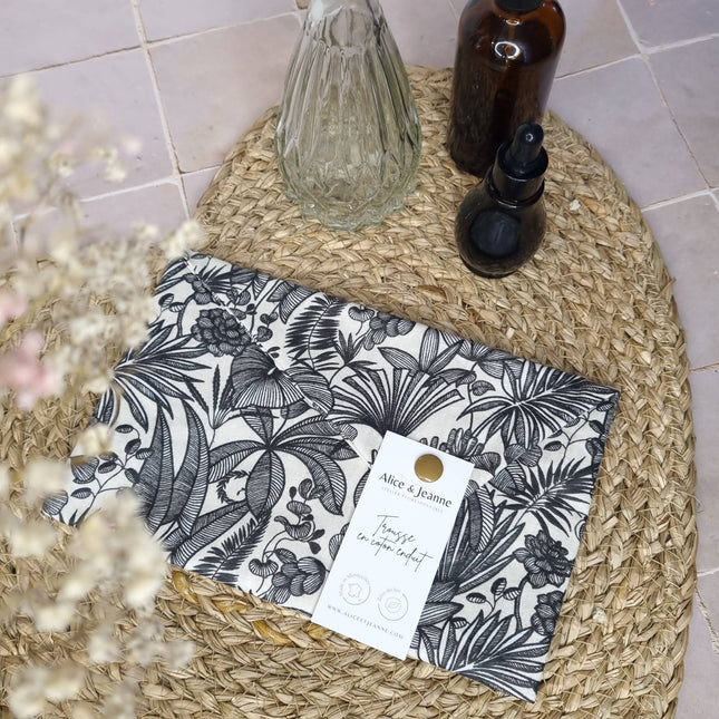 Trousse à maquillage en coton enduit - Java