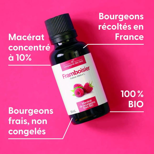 Framboisier 15ml - Macérât de bourgeons bio