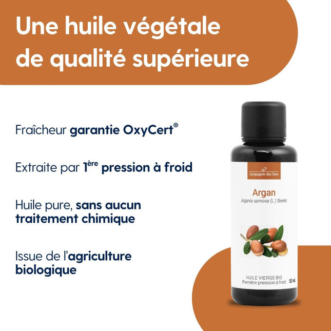 Argan 50ml - Huile végétale bio