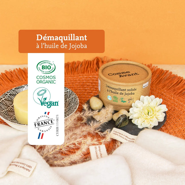 Démaquillant solide à l'huile de jojoba - 40g