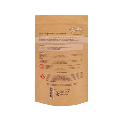 Lessive en poudre au bicarbonate - 1kg
