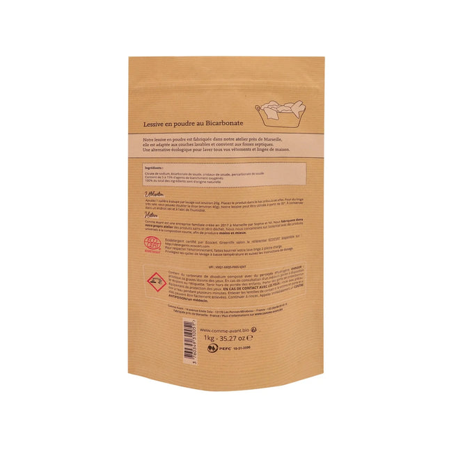 Lessive en poudre au bicarbonate - 1kg