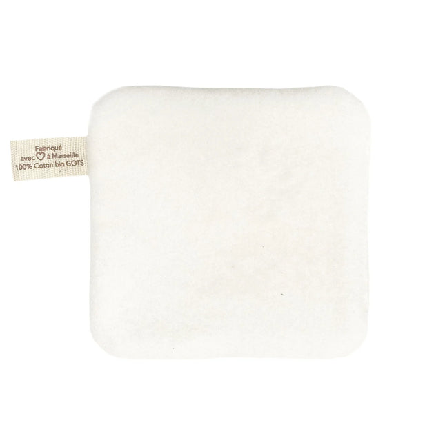 5 lingettes lavables en coton bio