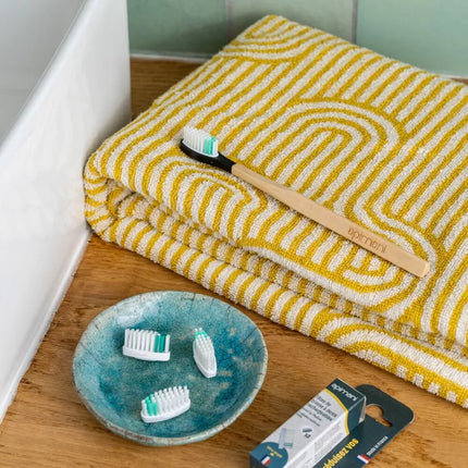 Brosse à dents rechargeable - Manche en bois