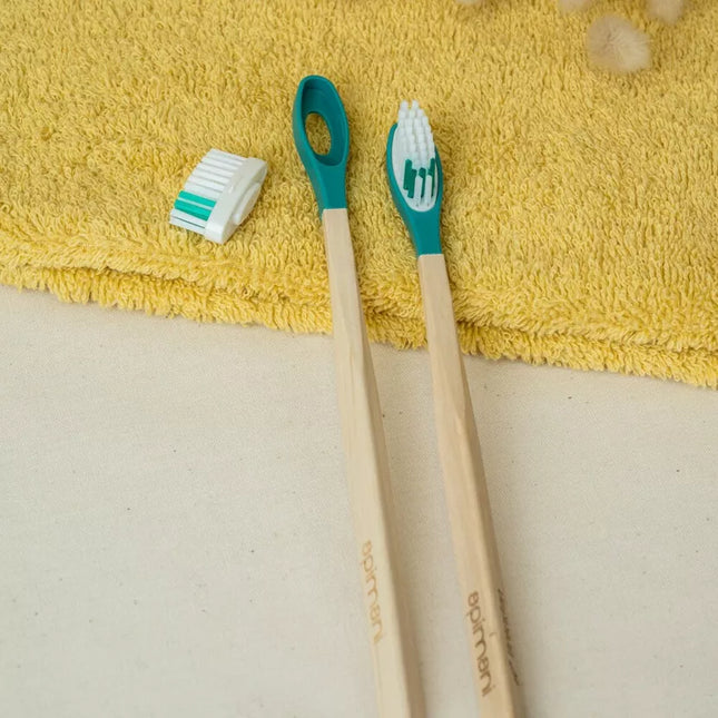 Brosse à dents rechargeable - Manche en bois