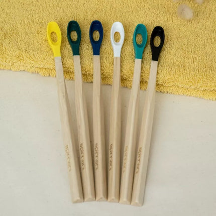 Brosse à dents rechargeable - Manche en bois