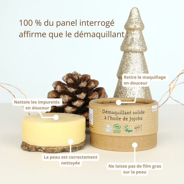 Démaquillant solide à l'huile de jojoba - 40g