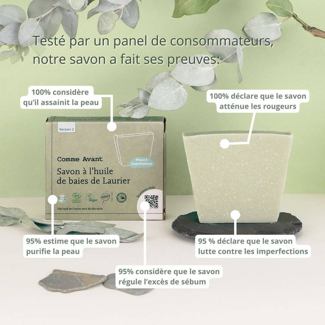 Savon à l'huile de baies de laurier
