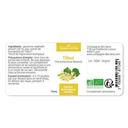 Tilleul 15ml - Macérât de bourgeons bio